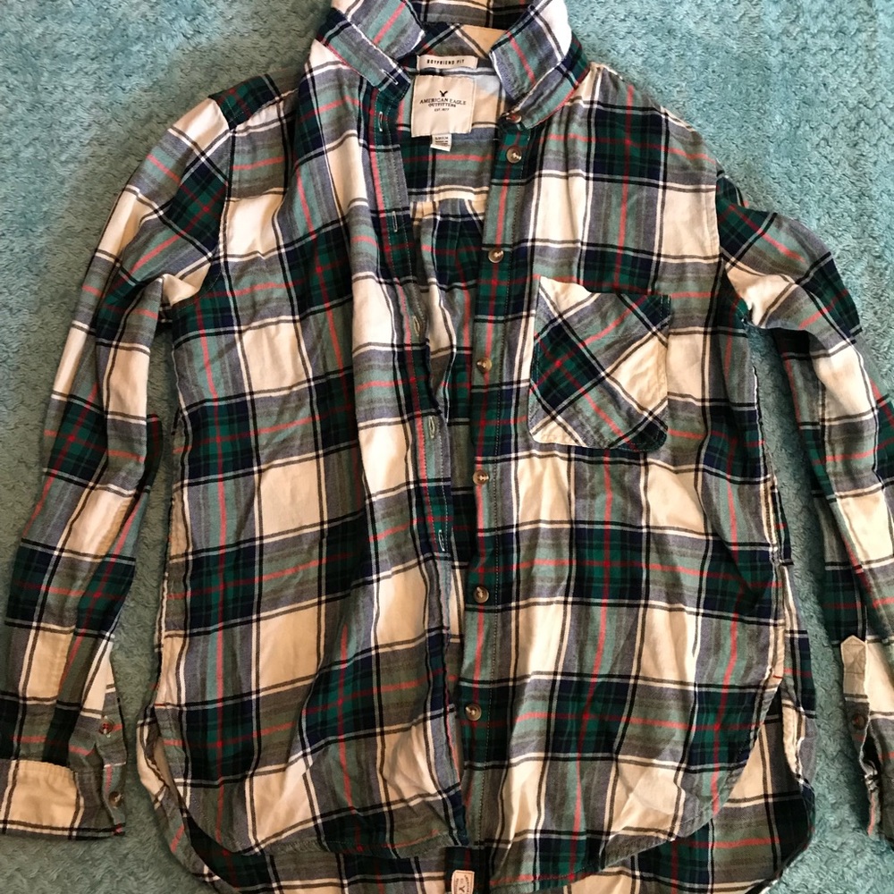 American Eagle Boyfriend Fit flannel